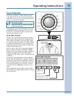 Предварительный просмотр 11 страницы Electrolux Dryer Use And Care Manual