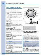 Preview for 14 page of Electrolux Dryer Use And Care Manual