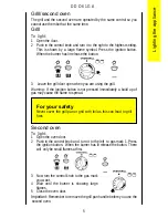 Предварительный просмотр 5 страницы Electrolux DTC50GA Instruction Booklet