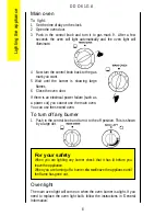 Предварительный просмотр 6 страницы Electrolux DTC50GA Instruction Booklet