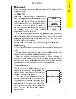 Предварительный просмотр 13 страницы Electrolux DTC50GA Instruction Booklet