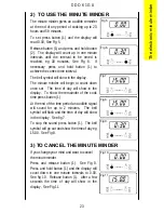 Предварительный просмотр 23 страницы Electrolux DTC50GA Instruction Booklet