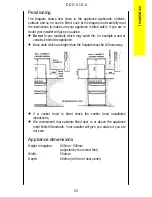 Предварительный просмотр 33 страницы Electrolux DTC50GA Instruction Booklet