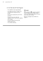 Preview for 20 page of Electrolux DV430FHM-NN1 User Manual