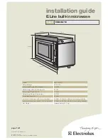 Electrolux e:line EMC2867BI Installation Manual предпросмотр