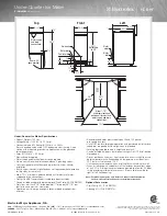 Preview for 2 page of Electrolux E15IM60GSS - Icon Designer - 15" Ice Maker Specification Sheet