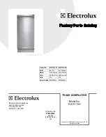 Preview for 1 page of Electrolux E15TC75H Factory Parts Catalog