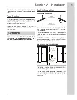 Preview for 5 page of Electrolux E15TC75HPS - Fully Integrated Trash Compactor Technical & Service Manual