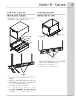 Preview for 9 page of Electrolux E15TC75HPS - Fully Integrated Trash Compactor Technical & Service Manual