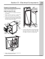 Предварительный просмотр 23 страницы Electrolux E15TC75HPS - Fully Integrated Trash Compactor Technical & Service Manual