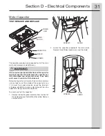 Предварительный просмотр 31 страницы Electrolux E15TC75HPS - Fully Integrated Trash Compactor Technical & Service Manual