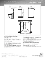 Предварительный просмотр 2 страницы Electrolux E15TC75HSS - ICON Designer Specifications