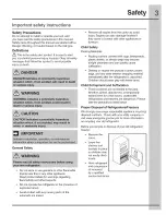 Preview for 3 page of Electrolux E23BC68JPS4 Use & Care Manual