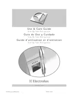 Preview for 1 page of Electrolux E23CS75DSS1 Use & Care Manual