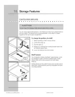 Preview for 16 page of Electrolux E23CS75DSS1 Use & Care Manual