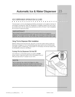 Preview for 23 page of Electrolux E23CS75DSS1 Use & Care Manual