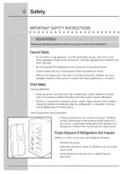 Preview for 4 page of Electrolux E23CS75DSS4 Use & Care Manual