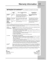 Preview for 35 page of Electrolux E23CS75DSS4 Use & Care Manual