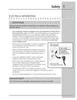 Preview for 5 page of Electrolux E23CS78DSS0 Use & Care Manual