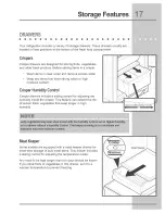 Preview for 17 page of Electrolux E23CS78DSS0 Use & Care Manual