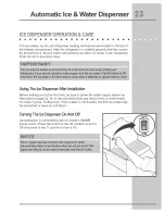 Preview for 23 page of Electrolux E23CS78DSS0 Use & Care Manual