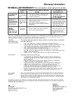 Preview for 7 page of Electrolux E24 WC 160 ES1 Use & Care Manual