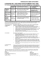 Preview for 17 page of Electrolux E24 WC 160 ES1 Use & Care Manual