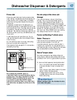 Предварительный просмотр 17 страницы Electrolux E24ID74QPS Use And Care Manual