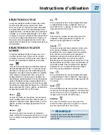 Предварительный просмотр 27 страницы Electrolux E24ID74QPS Use And Care Manual