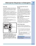 Предварительный просмотр 17 страницы Electrolux E24ID75SPS Use And Care Manual