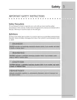 Preview for 5 page of Electrolux E24WC48EBS Use & Care Manual