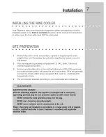 Preview for 7 page of Electrolux E24WC48EBS Use & Care Manual