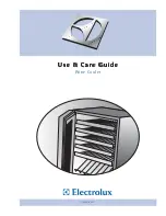 Electrolux E24WC48EPS Use & Care Manual preview