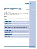 Preview for 5 page of Electrolux E24WC48EPS Use & Care Manual