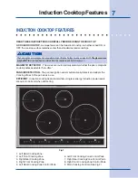 Preview for 7 page of Electrolux E301C75FSS - Icon Designer Series Electric Cooktop Use And Care Manual