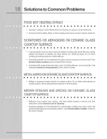 Preview for 18 page of Electrolux E30EC65ESS1 Use & Care Manual