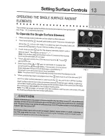 Preview for 13 page of Electrolux E30EC70FSS1 Use & Care Manual