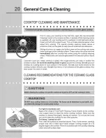 Preview for 20 page of Electrolux E30EC70FSS1 Use & Care Manual