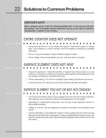 Preview for 22 page of Electrolux E30EC70FSS1 Use & Care Manual