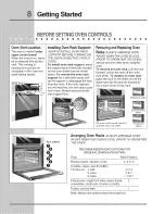 Preview for 8 page of Electrolux E30EW75ESS3 Use & Care Manual