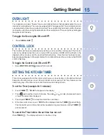 Preview for 15 page of Electrolux E30EW75GPS - Icon 30" Professional Series Single Electric Wall Oven Use & Care Manual