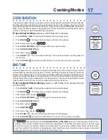 Preview for 17 page of Electrolux E30EW75GPS - Icon 30" Professional Series Single Electric Wall Oven Use & Care Manual