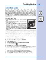 Preview for 19 page of Electrolux E30EW75GPS - Icon 30" Professional Series Single Electric Wall Oven Use & Care Manual