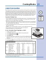 Preview for 21 page of Electrolux E30EW75GPS - Icon 30" Professional Series Single Electric Wall Oven Use & Care Manual