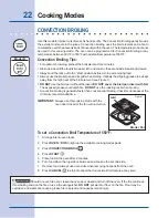 Preview for 22 page of Electrolux E30EW75GPS - Icon 30" Professional Series Single Electric Wall Oven Use & Care Manual