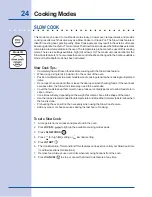 Preview for 24 page of Electrolux E30EW75GPS - Icon 30" Professional Series Single Electric Wall Oven Use & Care Manual