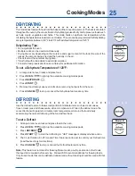 Preview for 25 page of Electrolux E30EW75GPS - Icon 30" Professional Series Single Electric Wall Oven Use & Care Manual