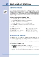 Preview for 30 page of Electrolux E30EW75GPS - Icon 30" Professional Series Single Electric Wall Oven Use & Care Manual