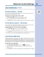 Preview for 31 page of Electrolux E30EW75GPS - Icon 30" Professional Series Single Electric Wall Oven Use & Care Manual