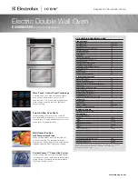 Electrolux E30EW85GPS - Icon 30" Professional Series Electric Double Oven Specifications preview